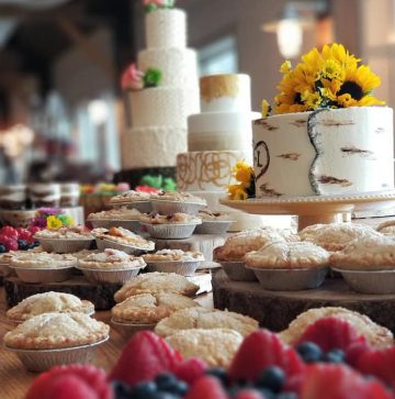 Mini Pies and Wedding Cakes
